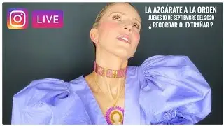 ¿Recordar o Extrañar? Azcárate a la orden