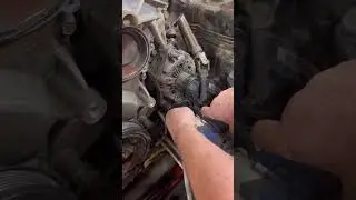 Getting The Alternator Shims Ready For Install Before Removing it.