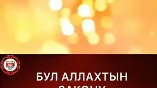 Таза эркектер таза аял үчүн,таза аял таза эркек үчүн..