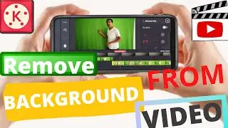 How to remove background in video || video ka background kese change kare || change background