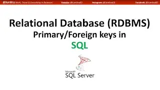 Relationship in SQL || Primary Key || Foreign Key || RDBMS || Normalization || Anomalies in SQL