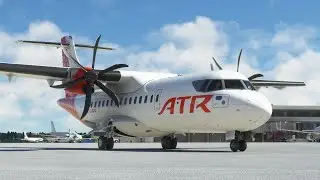 New MSFS ATR 42-600 Landing at Rainy Wichita, Kansas (No Music) | MSFS 2020