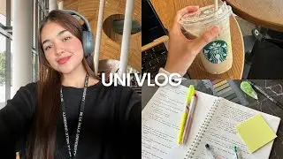UNI VLOG | busy days in taft, burnt out, exam week, taking notes & balancing work life ✏️📁