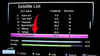 💎 𝐄𝐮𝐭𝐞𝐥𝐬𝐚𝐭 𝟑𝟔𝐁 36°East | Full ScAn | KU Band | Dstv Channel List | Master Decoder | Pbteck