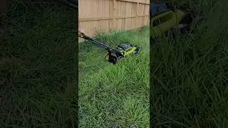 Ryobi 40v Electric Push Mower - Tall Grass Test