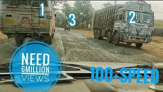 Scorpio vs long drive | skills with drive | 3min 6 Km 100+kmph |bhojpuri song with drive😘