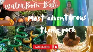 பயங்கரமனா Theme park 😱 | Bali Indonesia | Water Bom Bali | Bali swing | Chennai to Bali travel vlog