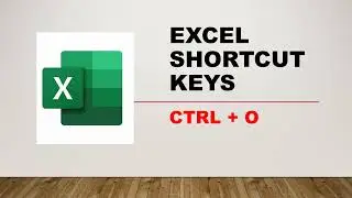 Microsoft Excel Shortcut Keys In 1 Minute | Ctrl+O