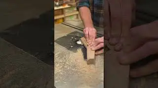 Routing small pieces can be tricky! Hold on tight! #furnituremaker #woodworking #routertable #bois