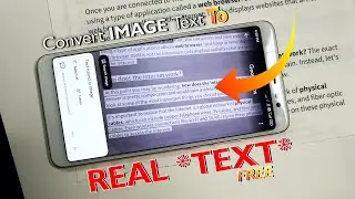 Copy Image Text In Mobile | How To Convert Image To Text In Android