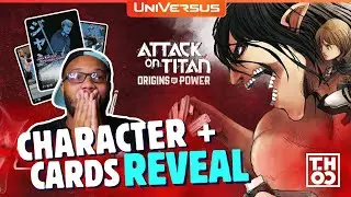 WHAT WILL HE DO ? -ATTACK ON TITAN: ORIGINS OF POWER SNEAK PEAK/CARD REVEALS. UVS CCG/TCG