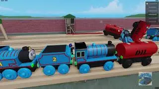 THOMAS AND FRIENDS Crashes Surprises Wooden Railway Alpha Testing (Accidents Will Happen)