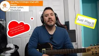 G Major Triad and Modes 2nd/3rd Position