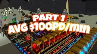 roblox Factory Simulator work build tutorial T4 money 100T! PART 1