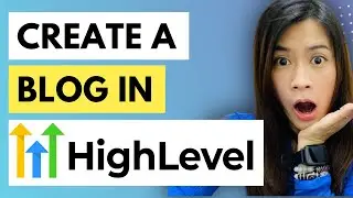How to Create A Blog in #gohighlevel  (GHL) as part of the element in #ghl  funnel or as Website