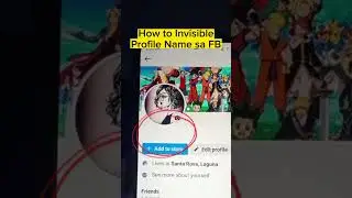 Paano gawing Invisible ang Profile Name mo sa Facebook