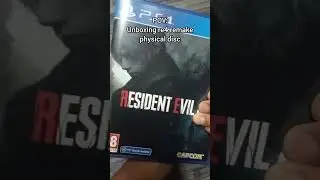 Unboxing re4 remake physical disc