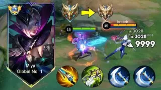 GUIDE MIYA NEW CHEAT BUILD THAT CAN RANK UP FAST! (Miya Best Build and Emblem 2024) - mlbb