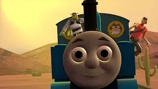 Thomas The Tank engine With Shrek!