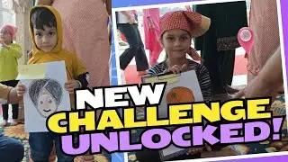 Pihu and Ekam Ne Gurudware Main Drawing Banai