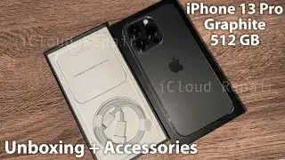 New iPhone 13 Pro Graphite and Accessories Unboxing With Review 2022