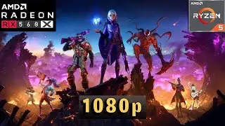 FORTNITE 1080p Benchmark || Ch 2 Season 8 || RX560x 4GB + Ryzen 5 3550H ||