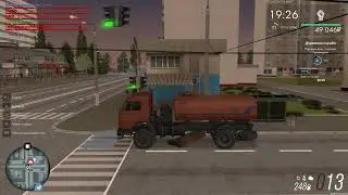 MTA Province. Работа на поливомоечной технике в г. Невский