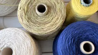 Новый бобинный привоз пряжи