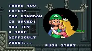 Super Mario Bros.: The Lost Levels (SNES) ~ Part 4, World 7 & 8 as Luigi
