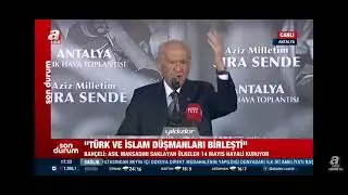 Bahçeli'den tatlı gaf. Sam, Toni, Coni,  hepsi erdoğan'ı