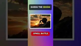 Guess The Idiom From The Picture #quiz #idioms #english #shorts