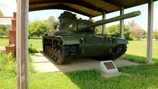 Military equipment on display at the McGuire AB NJ