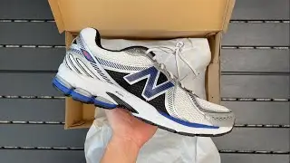New Balance 860v2 White Team Royal Silver | ML860XB