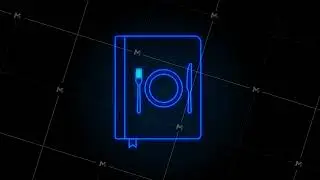 Book with shining bulb flying out. Idea logo. Power of knowledge sign. Motion Graphic