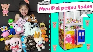 Máquina de Ursinho de Pelúcia - Meu Pai pega todos 🐻