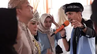Seru banget !! Pengantin Joget Bareng Oni Aprak Lagu Jungjunan