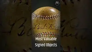 Most Valuable Signed Objects #shorts