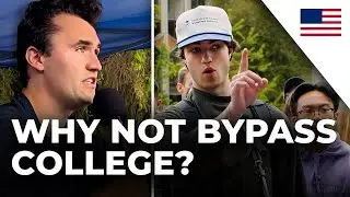 Brainwashed Student HEATED College is the Only Way