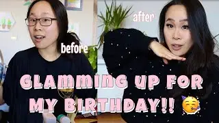 My Super Fun & Chill Birthday! | Doing a Catfish/Glam/ABG Makeup, Museum of Modern Art & Korean BBQ!