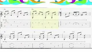 Leader of the band guitar tablature intro