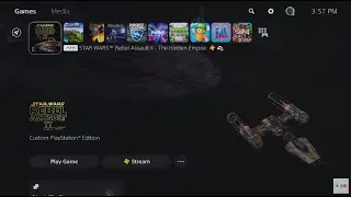 Star Wars Rebel Assault II - The Hidden Empire (PS1) PS5 Gameplay (PS Plus Premium)