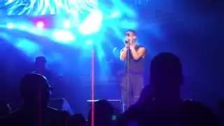 Miguel on stage at the BET Experience