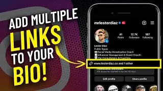 Instagram UPDATE: How To Add Multiple Links To Your Bio!
