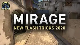 Mirage new flash tricks and tips guide CSGO 2020