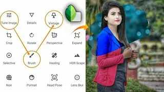 New Snapseed Face White + Background Change Photo Editing Trick | Snapseed Background Colour Change