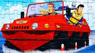 Fireman Sam Elvis and Penny - Play Puzzles for Kids with Cartoon Characters Fireman Sam