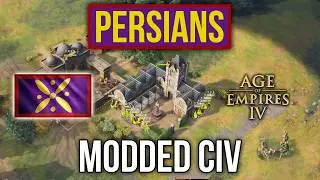 Trying Out Modded Persian Civ For AOE4! - Beasty Trying Out Mods #6
