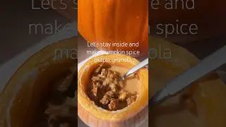 Maple Pumpkin Spice Crunchy Granola 💌 #pumpkinspice #granola #weightloss #healthy #maple