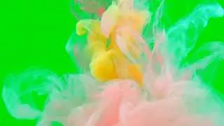 FREE HD Green Screen - BEAUTIFUL INK CLOUD