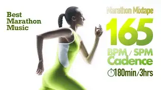180-Minute 165BPM Running Music | Steady Cadence for Strong Endurance | Pace Training Mix